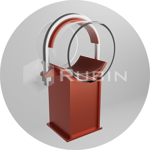 Описание опоры хомутовой скользящей ОСТ 34-10-617-93